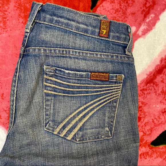 7 For All Mankind Jeans Dojo Bermuda Shorts - Picture 9 of 12